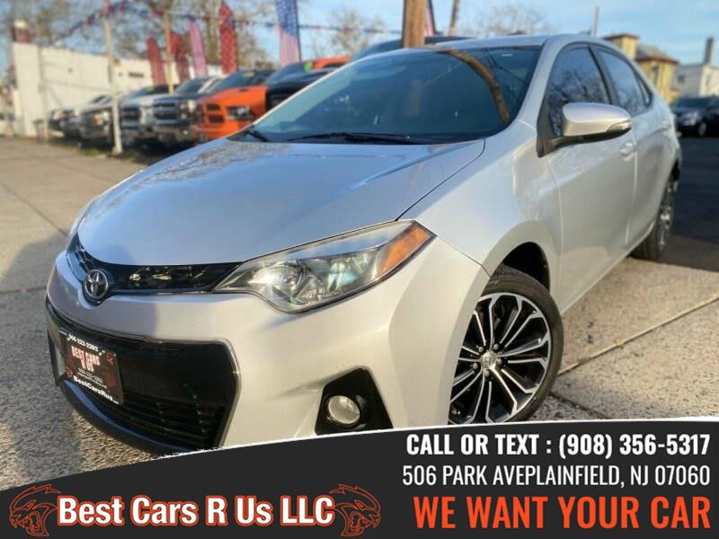 2014 Toyota Corolla 4dr Sdn CVT S (Natl), available for sale in Plainfield, New Jersey | Best Cars R Us LLC. Plainfield, New Jersey