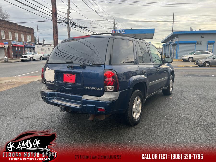 2003 Chevrolet TrailBlazer 4dr 4WD LS, available for sale in Elizabeth, New Jersey | Elmora Motor Sports. Elizabeth, New Jersey 2003 Chevrolet TrailBlazer 4dr 4WD LS, available for sale in Elizabeth, New Jersey | Elmora Motor Sports. Elizabeth, New Jersey