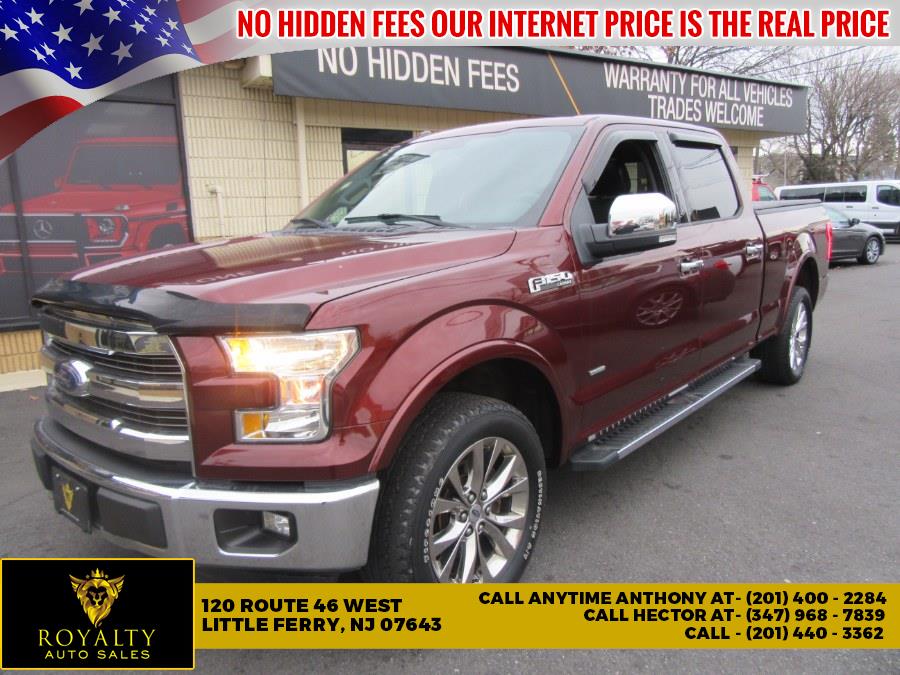 2015 Ford F-150 4WD SuperCrew 157" Lariat, available for sale in Little Ferry, New Jersey | Royalty Auto Sales. Little Ferry, New Jersey