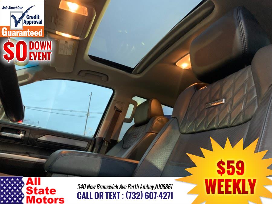 2017 Toyota Tundra 4WD Platinum CrewMax 5.5'' Bed 5.7L (Natl), available for sale in Perth Amboy, New Jersey | All State Motor Inc. Perth Amboy, New Jersey 2017 Toyota Tundra 4WD Platinum CrewMax 5.5'' Bed 5.7L (Natl), available for sale in Perth Amboy, New Jersey | All State Motor Inc. Perth Amboy, New Jersey