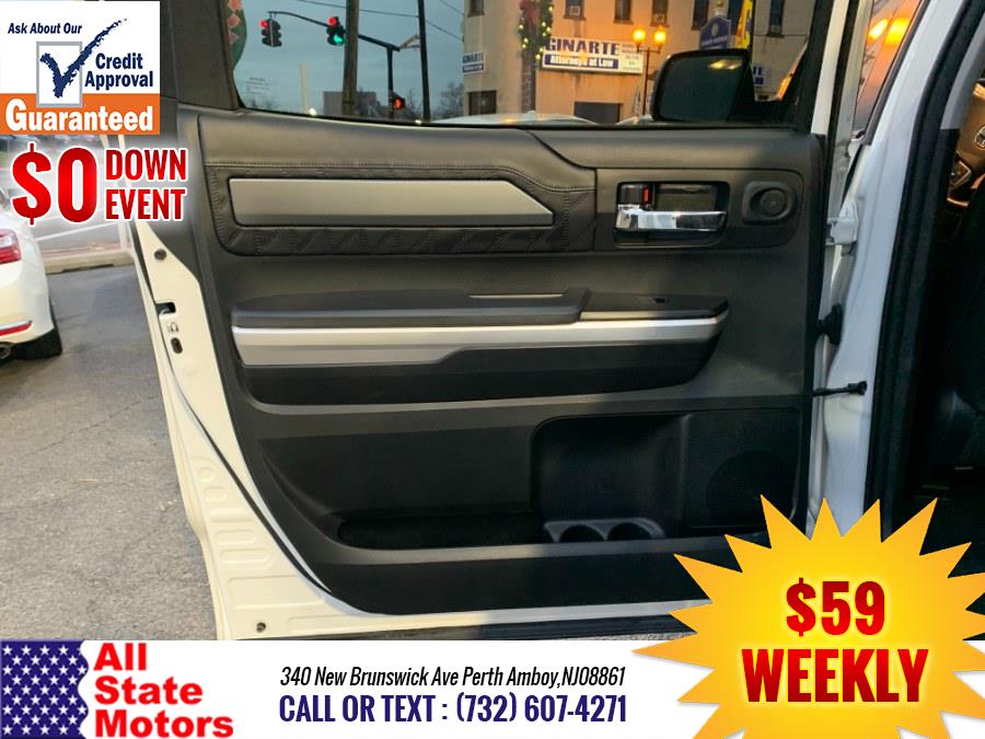 2017 Toyota Tundra 4WD Platinum CrewMax 5.5'' Bed 5.7L (Natl), available for sale in Perth Amboy, New Jersey | All State Motor Inc. Perth Amboy, New Jersey 2017 Toyota Tundra 4WD Platinum CrewMax 5.5'' Bed 5.7L (Natl), available for sale in Perth Amboy, New Jersey | All State Motor Inc. Perth Amboy, New Jersey