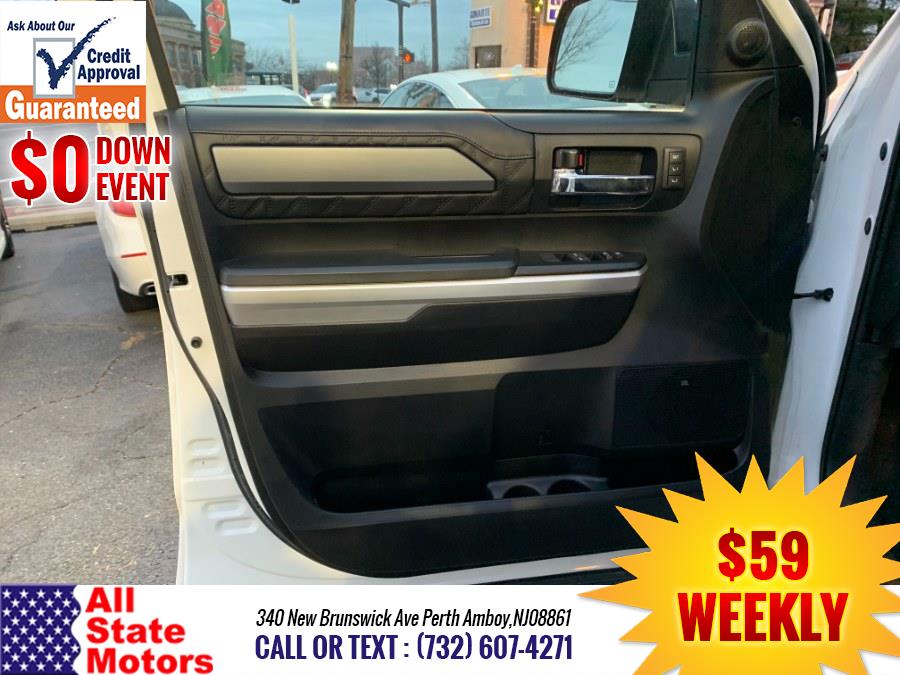 2017 Toyota Tundra 4WD Platinum CrewMax 5.5'' Bed 5.7L (Natl), available for sale in Perth Amboy, New Jersey | All State Motor Inc. Perth Amboy, New Jersey 2017 Toyota Tundra 4WD Platinum CrewMax 5.5'' Bed 5.7L (Natl), available for sale in Perth Amboy, New Jersey | All State Motor Inc. Perth Amboy, New Jersey