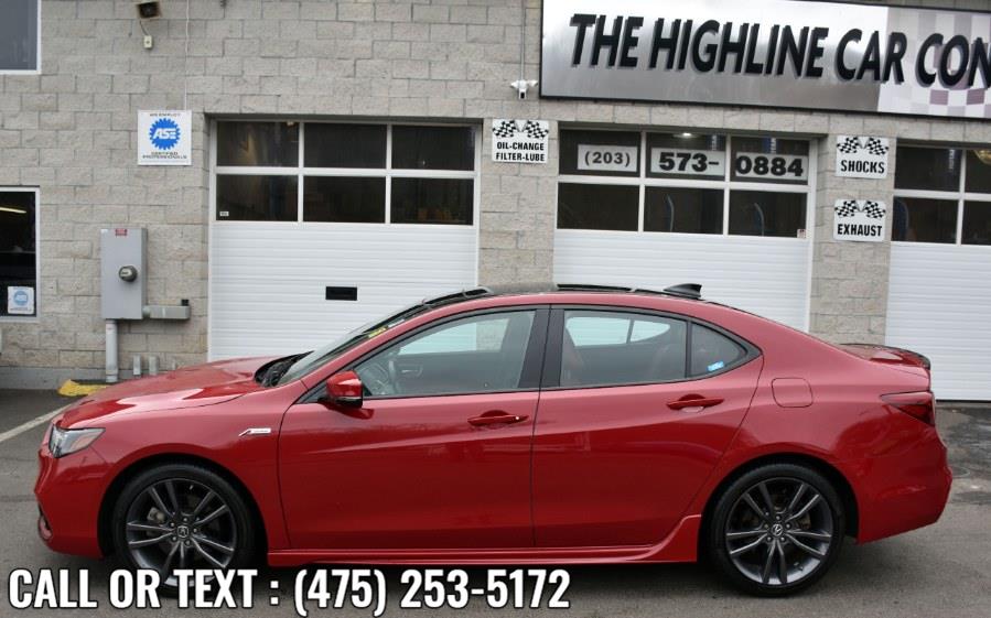 2019 Acura TLX 2.4L FWD w/A-Spec Pkg Red Leather, available for sale in Waterbury, Connecticut | Highline Car Connection. Waterbury, Connecticut 2019 Acura TLX 2.4L FWD w/A-Spec Pkg Red Leather, available for sale in Waterbury, Connecticut | Highline Car Connection. Waterbury, Connecticut