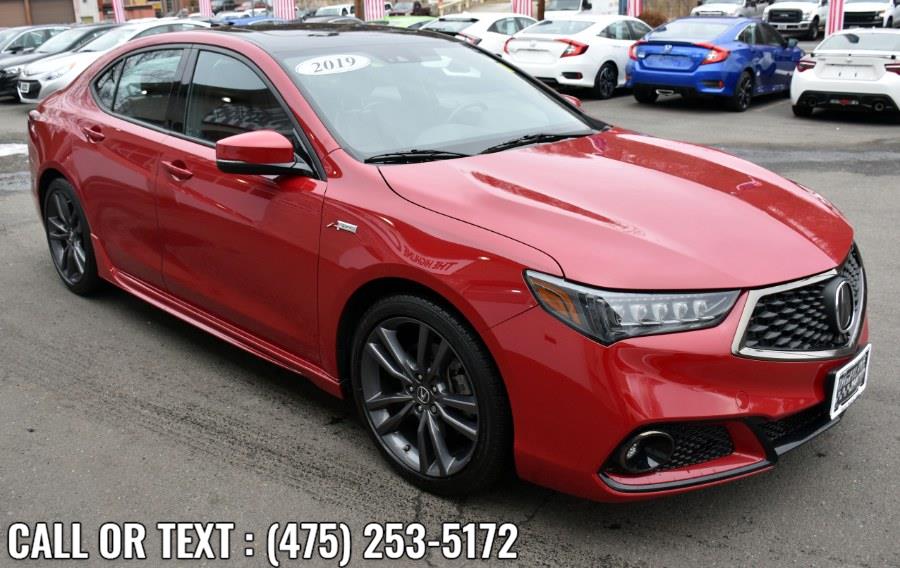 2019 Acura TLX 2.4L FWD w/A-Spec Pkg Red Leather, available for sale in Waterbury, Connecticut | Highline Car Connection. Waterbury, Connecticut 2019 Acura TLX 2.4L FWD w/A-Spec Pkg Red Leather, available for sale in Waterbury, Connecticut | Highline Car Connection. Waterbury, Connecticut
