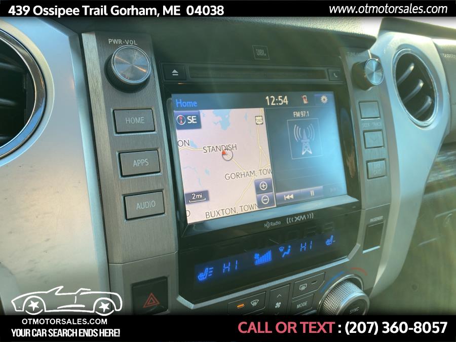 2015 Toyota Tundra 4WD Truck CrewMax LTD, available for sale in Gorham, Maine | Ossipee Trail Motor Sales. Gorham, Maine 2015 Toyota Tundra 4WD Truck CrewMax LTD, available for sale in Gorham, Maine | Ossipee Trail Motor Sales. Gorham, Maine
