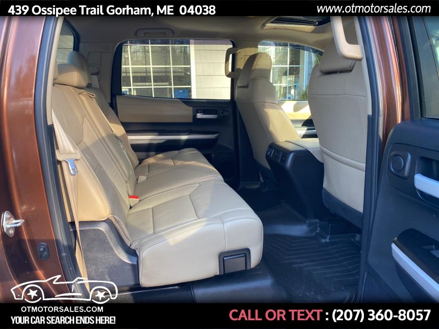 2015 Toyota Tundra 4WD Truck CrewMax LTD, available for sale in Gorham, Maine | Ossipee Trail Motor Sales. Gorham, Maine 2015 Toyota Tundra 4WD Truck CrewMax LTD, available for sale in Gorham, Maine | Ossipee Trail Motor Sales. Gorham, Maine