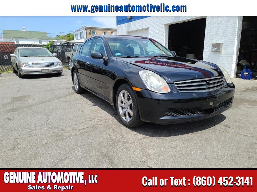 2006 Infiniti G35 Sedan G35x 4dr Sdn AWD Auto, available for sale in East Hartford, Connecticut | Genuine Automotive LLC. East Hartford, Connecticut 2006 Infiniti G35 Sedan G35x 4dr Sdn AWD Auto, available for sale in East Hartford, Connecticut | Genuine Automotive LLC. East Hartford, Connecticut