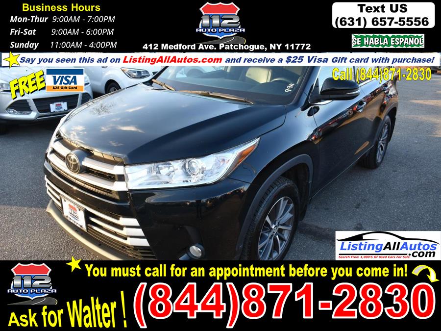 Used 2018 Toyota Highlander in Patchogue, New York | www.ListingAllAutos.com. Patchogue, New York