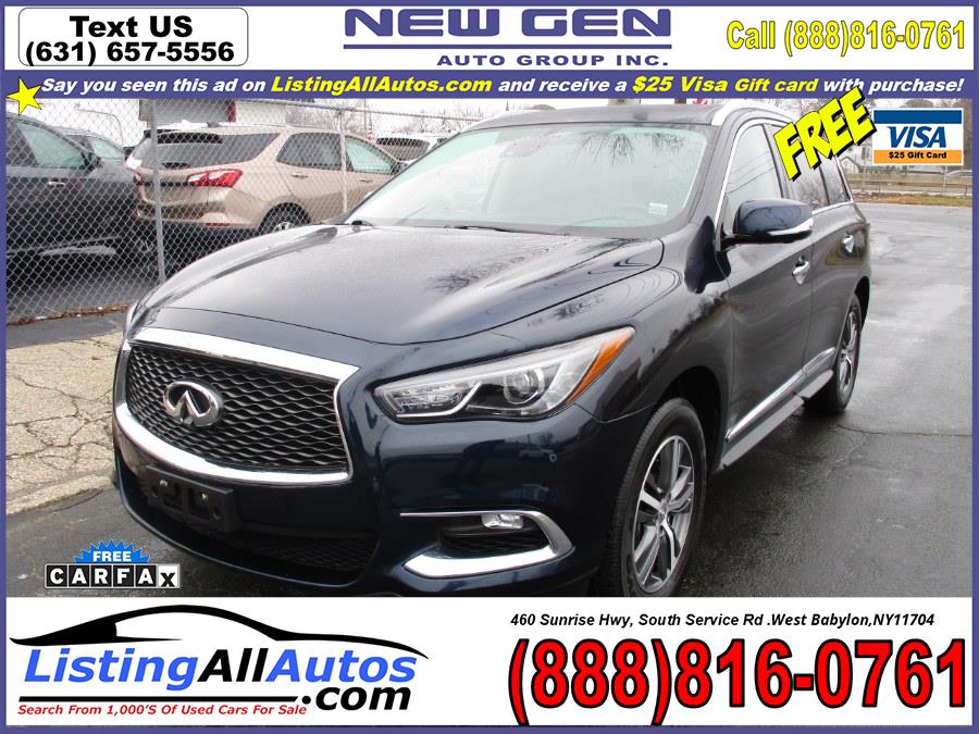 Used INFINITI QX60 2019 LUXE AWD 2019 | www.ListingAllAutos.com. Patchogue, New York