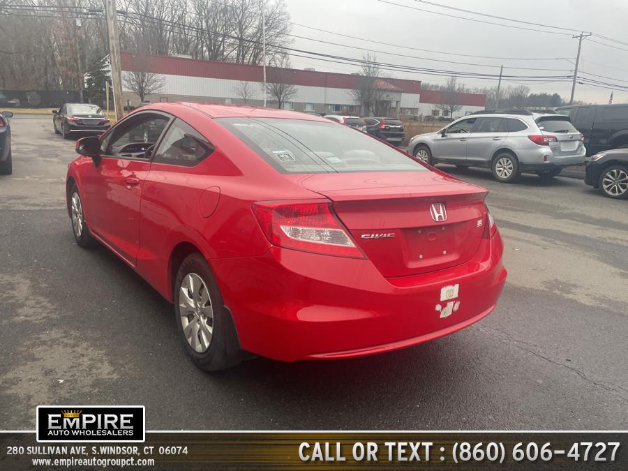 Used Honda Civic Cpe LX 2012 | Empire Auto Wholesalers. S.Windsor, Connecticut Used Honda Civic Cpe LX 2012 | Empire Auto Wholesalers. S.Windsor, Connecticut