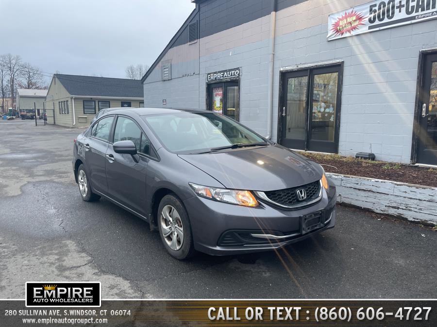 2015 Honda Civic Sedan 4dr CVT LX, available for sale in S.Windsor, Connecticut | Empire Auto Wholesalers. S.Windsor, Connecticut