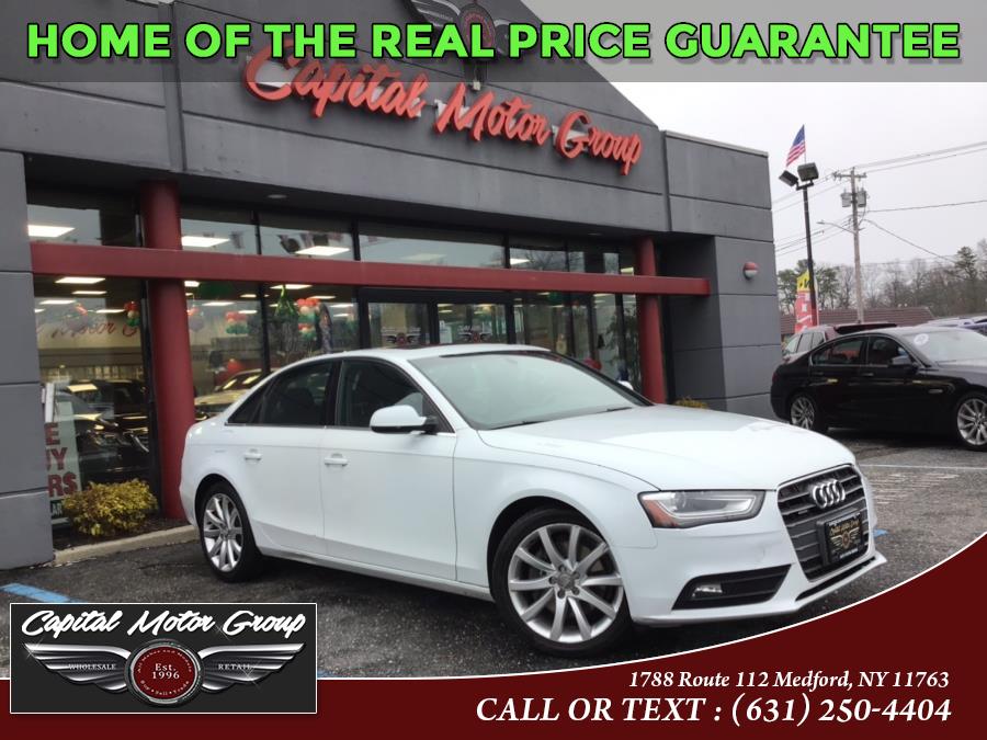 Used Audi A4 4dr Sdn Auto quattro 2.0T Premium Plus 2013 | Capital Motor Group Inc. Medford, New York Used Audi A4 4dr Sdn Auto quattro 2.0T Premium Plus 2013 | Capital Motor Group Inc. Medford, New York