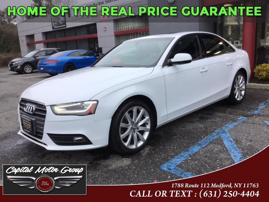 Used Audi A4 4dr Sdn Auto quattro 2.0T Premium Plus 2013 | Capital Motor Group Inc. Medford, New York Used Audi A4 4dr Sdn Auto quattro 2.0T Premium Plus 2013 | Capital Motor Group Inc. Medford, New York