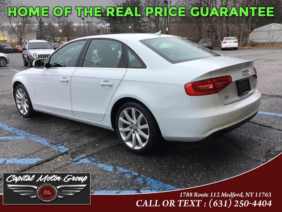 Used Audi A4 4dr Sdn Auto quattro 2.0T Premium Plus 2013 | Capital Motor Group Inc. Medford, New York Used Audi A4 4dr Sdn Auto quattro 2.0T Premium Plus 2013 | Capital Motor Group Inc. Medford, New York