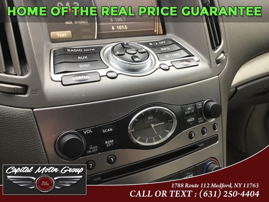 Used Infiniti G37 Coupe 2dr x AWD 2011 | Capital Motor Group Inc. Medford, New York Used Infiniti G37 Coupe 2dr x AWD 2011 | Capital Motor Group Inc. Medford, New York