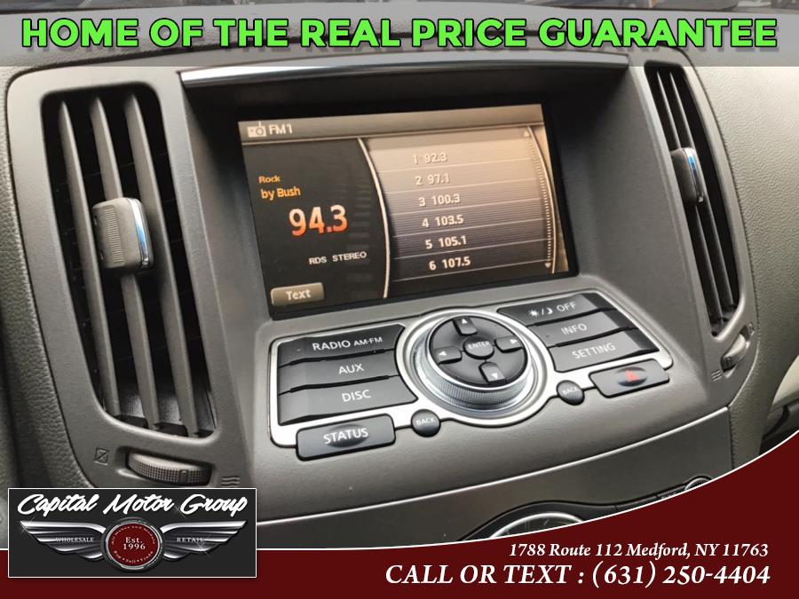 Used Infiniti G37 Coupe 2dr x AWD 2011 | Capital Motor Group Inc. Medford, New York Used Infiniti G37 Coupe 2dr x AWD 2011 | Capital Motor Group Inc. Medford, New York