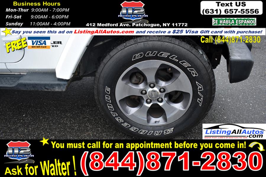 Used Jeep Wrangler Unlimited 4WD 4dr Sahara 2016 | www.ListingAllAutos.com. Patchogue, New York