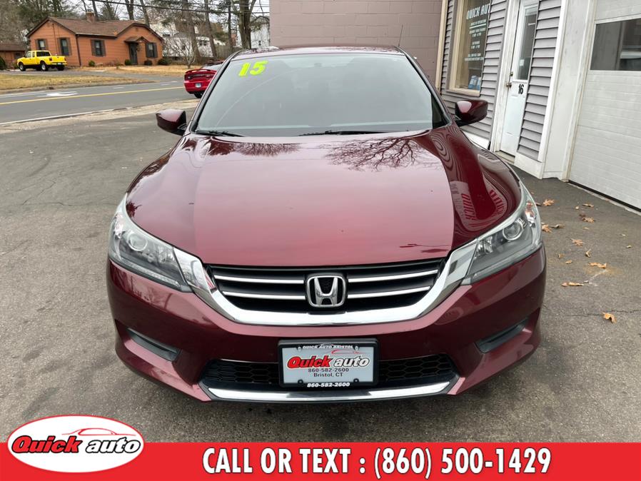 Used Honda Accord Sedan 4dr I4 CVT LX 2015 | Quick Auto LLC. Bristol, Connecticut Used Honda Accord Sedan 4dr I4 CVT LX 2015 | Quick Auto LLC. Bristol, Connecticut