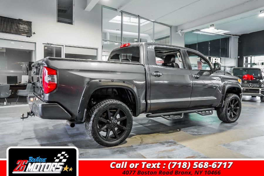 Used Toyota Tundra 4WD Platinum CrewMax 5.5'' Bed 5.7L (Natl) 2017 | 26 Motors Boutique. Bronx, New York Used Toyota Tundra 4WD Platinum CrewMax 5.5'' Bed 5.7L (Natl) 2017 | 26 Motors Boutique. Bronx, New York