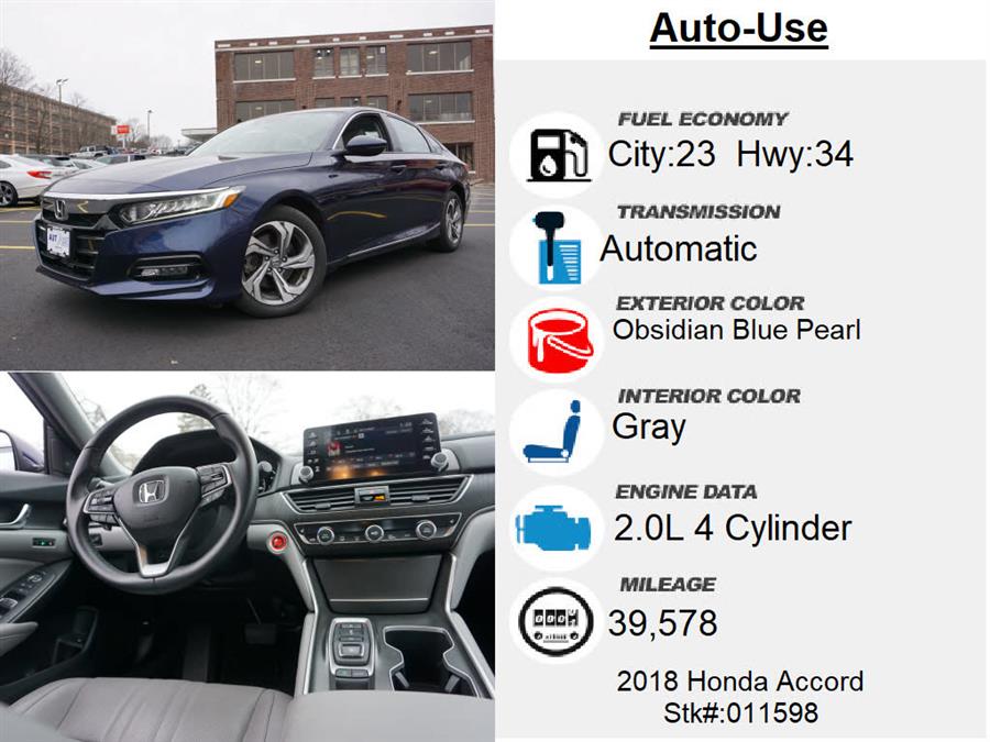 Used Honda Accord EX-L 2018 | Autouse. Andover, Massachusetts Used Honda Accord EX-L 2018 | Autouse. Andover, Massachusetts
