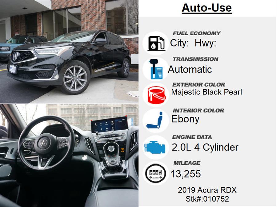 Used Acura Rdx SH-AWD w/Tech 2019 | Autouse. Andover, Massachusetts Used Acura Rdx SH-AWD w/Tech 2019 | Autouse. Andover, Massachusetts