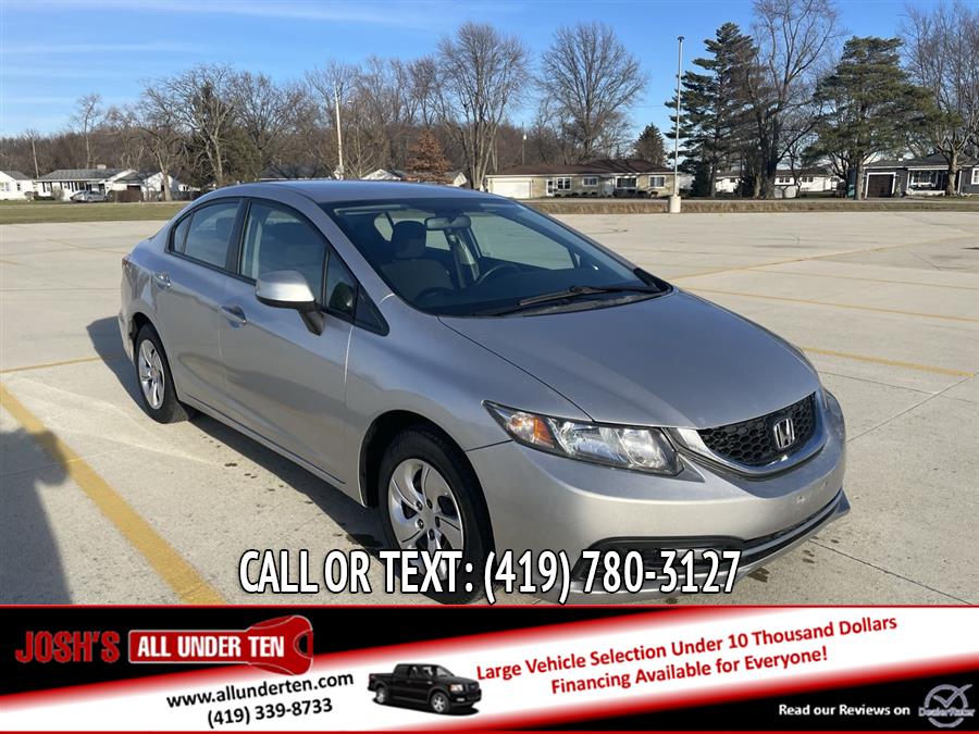 2013 Honda Civic Sdn 4dr Auto LX, available for sale in Elida, Ohio | Josh's All Under Ten LLC. Elida, Ohio 2013 Honda Civic Sdn 4dr Auto LX, available for sale in Elida, Ohio | Josh's All Under Ten LLC. Elida, Ohio