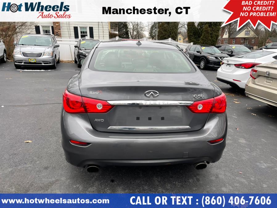 Used INFINITI Q50 4dr Sdn 3.0t Premium AWD 2016 | Hot Wheels Auto Sales LLC. Manchester, Connecticut Used INFINITI Q50 4dr Sdn 3.0t Premium AWD 2016 | Hot Wheels Auto Sales LLC. Manchester, Connecticut