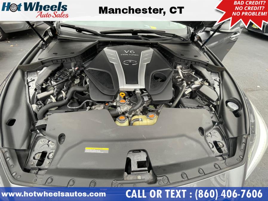 Used INFINITI Q50 4dr Sdn 3.0t Premium AWD 2016 | Hot Wheels Auto Sales LLC. Manchester, Connecticut Used INFINITI Q50 4dr Sdn 3.0t Premium AWD 2016 | Hot Wheels Auto Sales LLC. Manchester, Connecticut