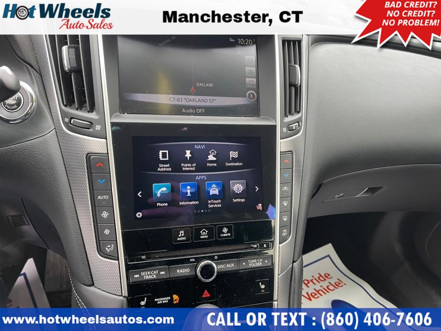 Used INFINITI Q50 4dr Sdn 3.0t Premium AWD 2016 | Hot Wheels Auto Sales LLC. Manchester, Connecticut Used INFINITI Q50 4dr Sdn 3.0t Premium AWD 2016 | Hot Wheels Auto Sales LLC. Manchester, Connecticut