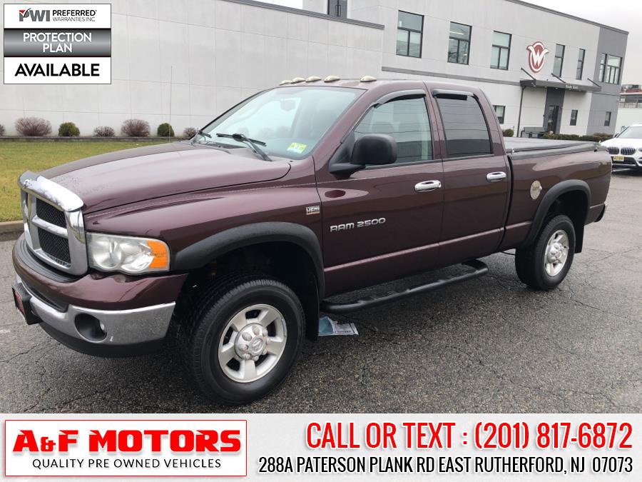 Used Dodge Ram 2500 4dr Quad Cab 160.5" WB 4WD SLT 2004 | A&F Motors LLC. East Rutherford, New Jersey Used Dodge Ram 2500 4dr Quad Cab 160.5" WB 4WD SLT 2004 | A&F Motors LLC. East Rutherford, New Jersey