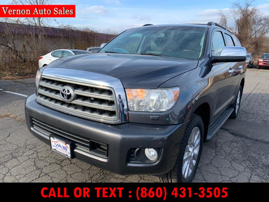 2015 Toyota Sequoia 4WD 5.7L Platinum (Natl), available for sale in Manchester, Connecticut | Vernon Auto Sale & Service. Manchester, Connecticut