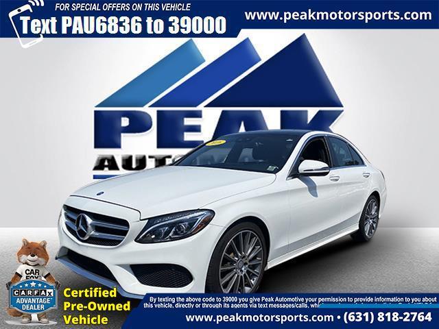 2016 Mercedes-Benz C-Class 4dr Sdn C 300 Sport 4MATIC, available for sale in Bayshore, New York | Peak Automotive Inc.. Bayshore, New York