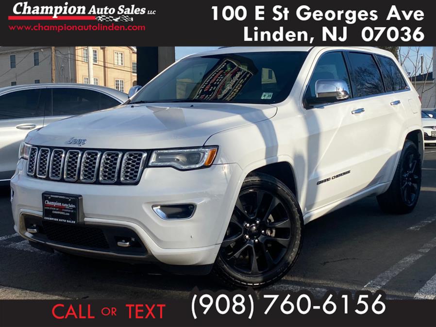 Used Jeep Grand Cherokee Overland 4x4 2018 | Champion Used Auto Sales. Linden, New Jersey