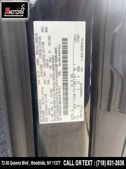 Used Ford Transit Passenger Wagon T-350 148" Low Roof XLT Sliding RH Dr 2018 | 26 Motors Queens. Woodside, New York Used Ford Transit Passenger Wagon T-350 148" Low Roof XLT Sliding RH Dr 2018 | 26 Motors Queens. Woodside, New York