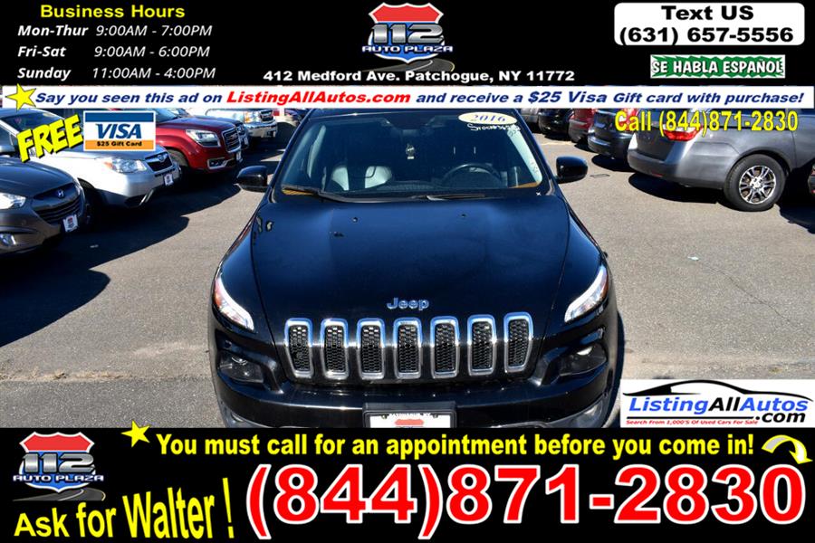 Used Jeep Cherokee 4WD 4dr Limited 2016 | www.ListingAllAutos.com. Patchogue, New York