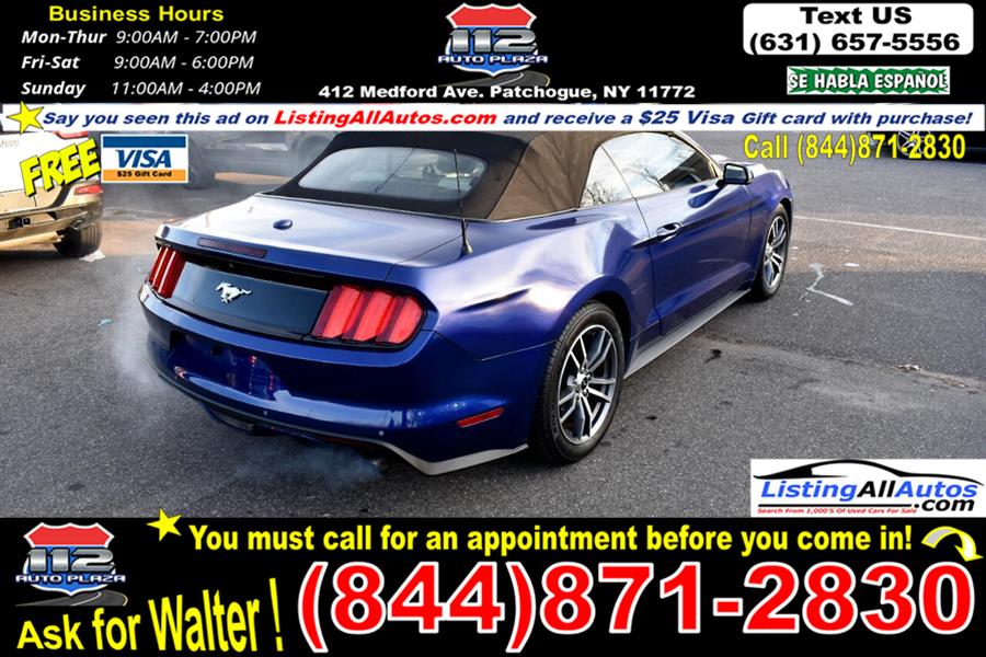 Used Ford Mustang 2dr Conv EcoBoost Premium 2015 | www.ListingAllAutos.com. Patchogue, New York