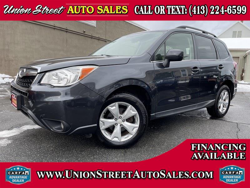 Used Subaru Forester 4dr CVT 2.5i Limited PZEV 2015 | Union Street Auto Sales. West Springfield, Massachusetts Used Subaru Forester 4dr CVT 2.5i Limited PZEV 2015 | Union Street Auto Sales. West Springfield, Massachusetts