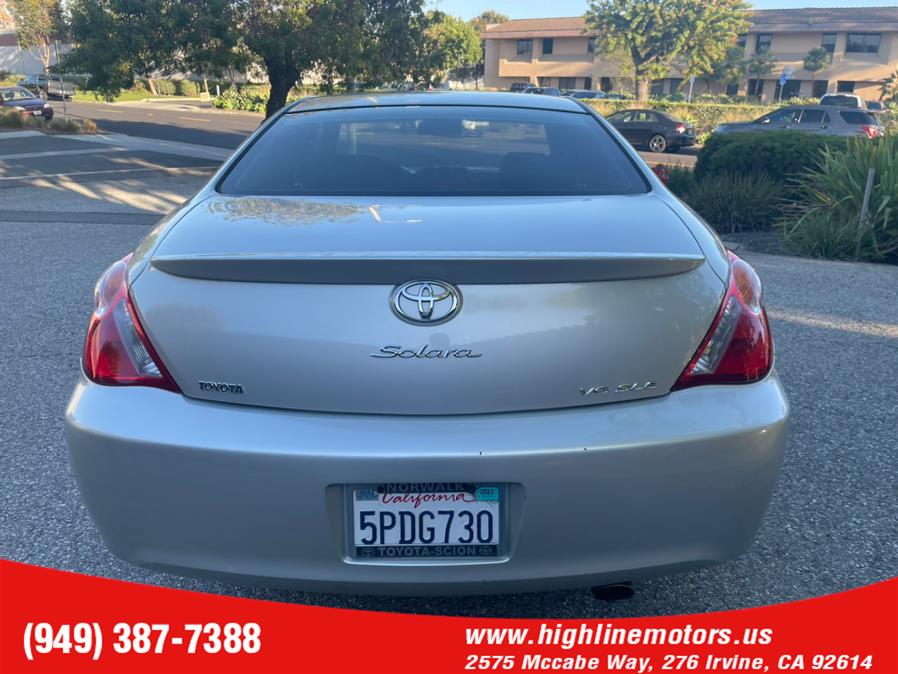 Used Toyota Camry Solara 2dr Cpe SLE V6 Auto (Natl) 2006 | High Line Motors LLC. Irvine, California Used Toyota Camry Solara 2dr Cpe SLE V6 Auto (Natl) 2006 | High Line Motors LLC. Irvine, California