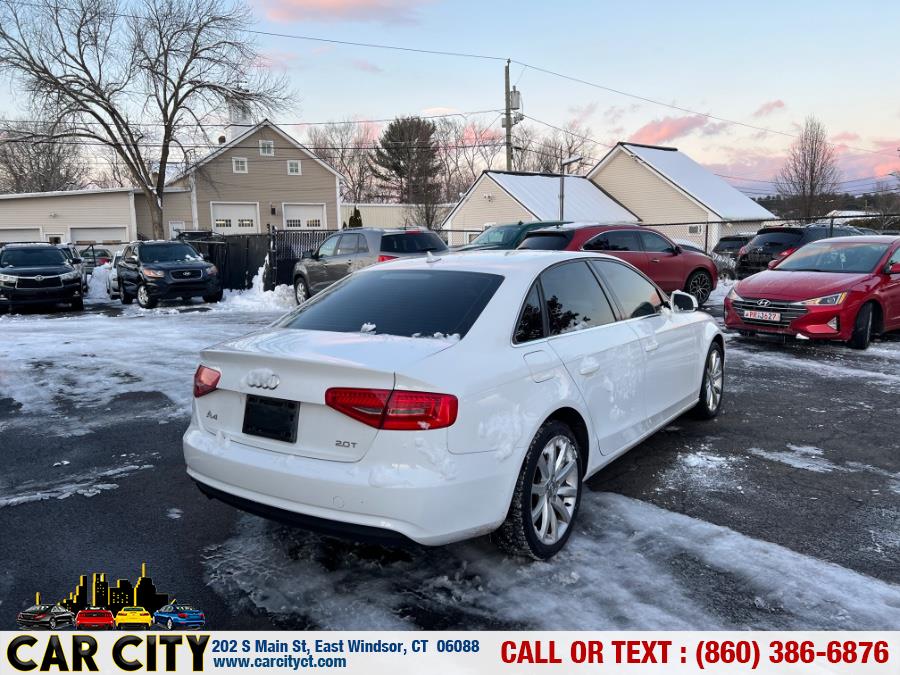 2013 Audi A4 4dr Sdn CVT FrontTrak 2.0T Premium Plus, available for sale in East Windsor, Connecticut | Car City LLC. East Windsor, Connecticut 2013 Audi A4 4dr Sdn CVT FrontTrak 2.0T Premium Plus, available for sale in East Windsor, Connecticut | Car City LLC. East Windsor, Connecticut