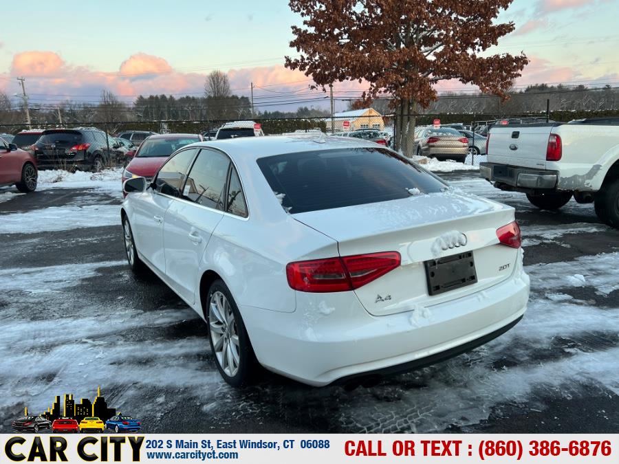 2013 Audi A4 4dr Sdn CVT FrontTrak 2.0T Premium Plus, available for sale in East Windsor, Connecticut | Car City LLC. East Windsor, Connecticut 2013 Audi A4 4dr Sdn CVT FrontTrak 2.0T Premium Plus, available for sale in East Windsor, Connecticut | Car City LLC. East Windsor, Connecticut