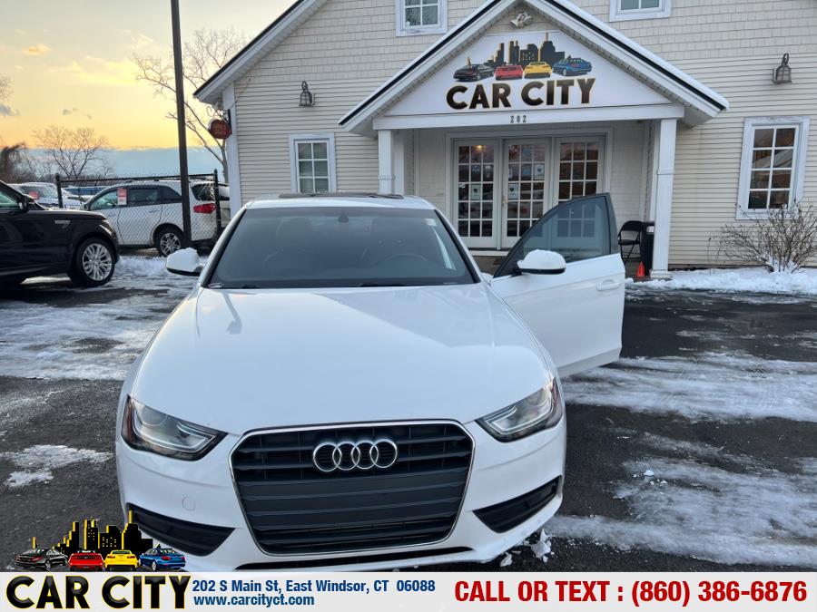 2013 Audi A4 4dr Sdn CVT FrontTrak 2.0T Premium Plus, available for sale in East Windsor, Connecticut | Car City LLC. East Windsor, Connecticut 2013 Audi A4 4dr Sdn CVT FrontTrak 2.0T Premium Plus, available for sale in East Windsor, Connecticut | Car City LLC. East Windsor, Connecticut