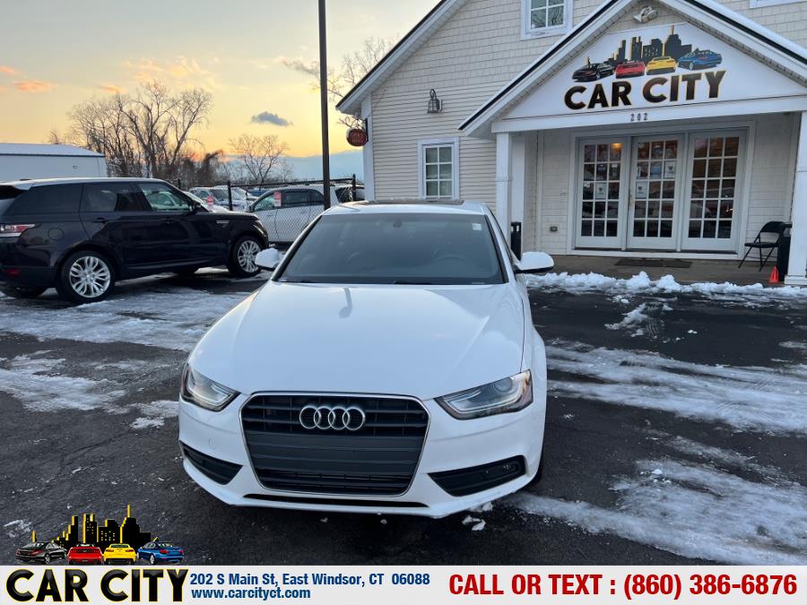 2013 Audi A4 4dr Sdn CVT FrontTrak 2.0T Premium Plus, available for sale in East Windsor, Connecticut | Car City LLC. East Windsor, Connecticut 2013 Audi A4 4dr Sdn CVT FrontTrak 2.0T Premium Plus, available for sale in East Windsor, Connecticut | Car City LLC. East Windsor, Connecticut
