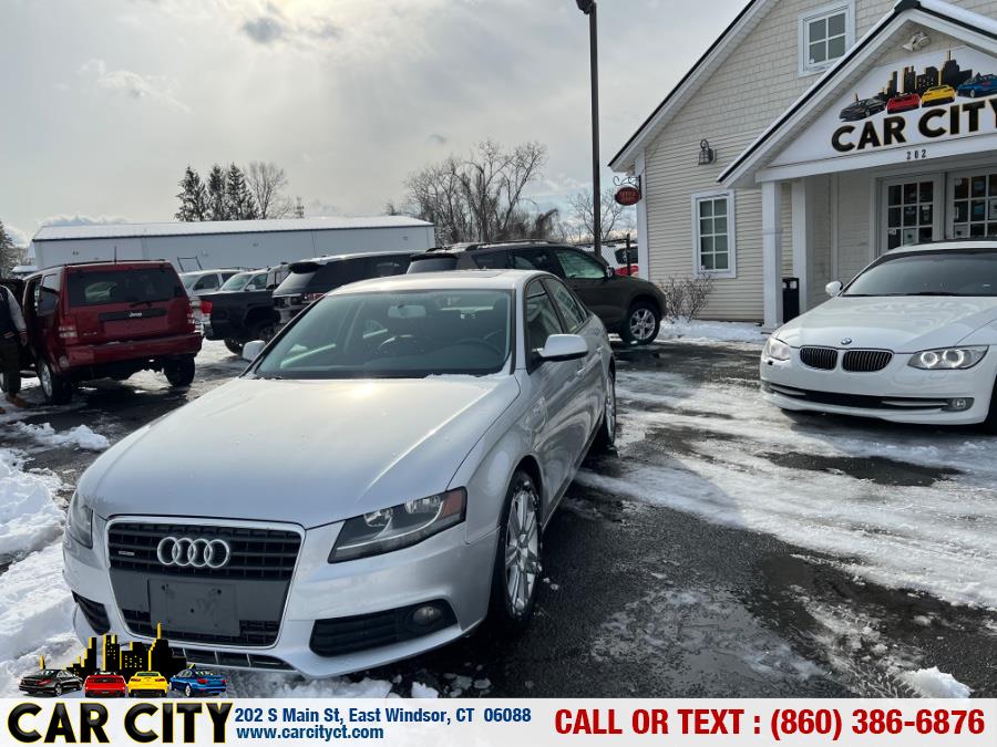 2010 Audi A4 4dr Sdn Auto quattro 2.0T Premium, available for sale in East Windsor, Connecticut | Car City LLC. East Windsor, Connecticut