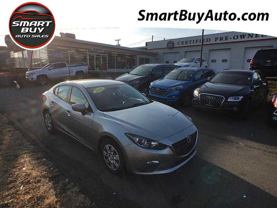 Used Mazda Mazda3 4dr Sdn Auto i Sport 2016 | Smart Buy Auto Sales, LLC. Wallingford, Connecticut