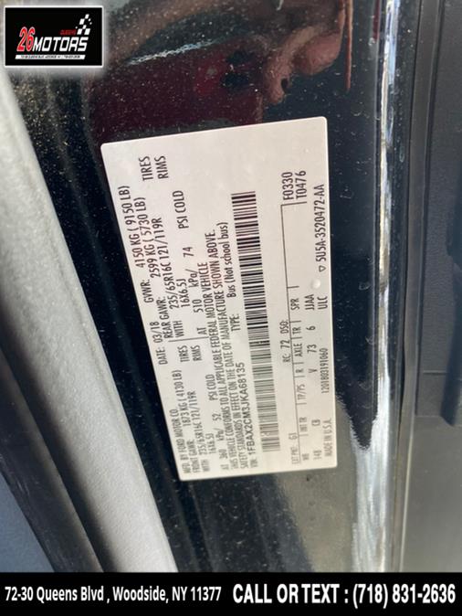 Used Ford Transit Passenger Wagon T-350 148" Med Roof XL Sliding RH Dr 2018 | 26 Motors Queens. Woodside, New York Used Ford Transit Passenger Wagon T-350 148" Med Roof XL Sliding RH Dr 2018 | 26 Motors Queens. Woodside, New York