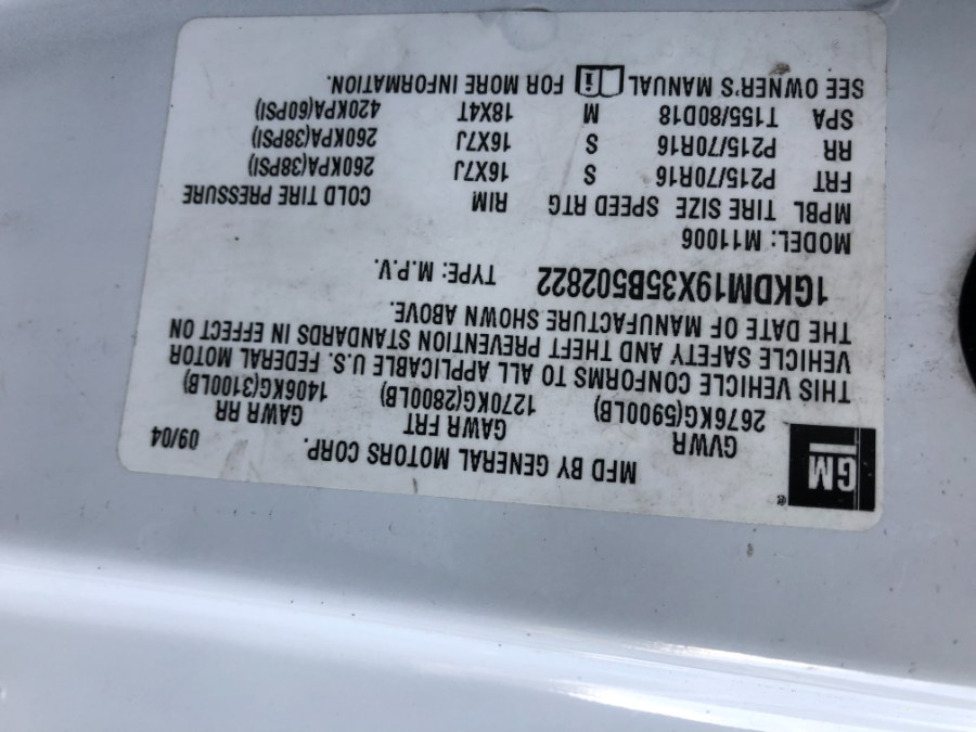 Used GMC Safari Passenger Ext 111" WB RWD 2005 | Speedline Motors. Garden Grove, California Used GMC Safari Passenger Ext 111" WB RWD 2005 | Speedline Motors. Garden Grove, California