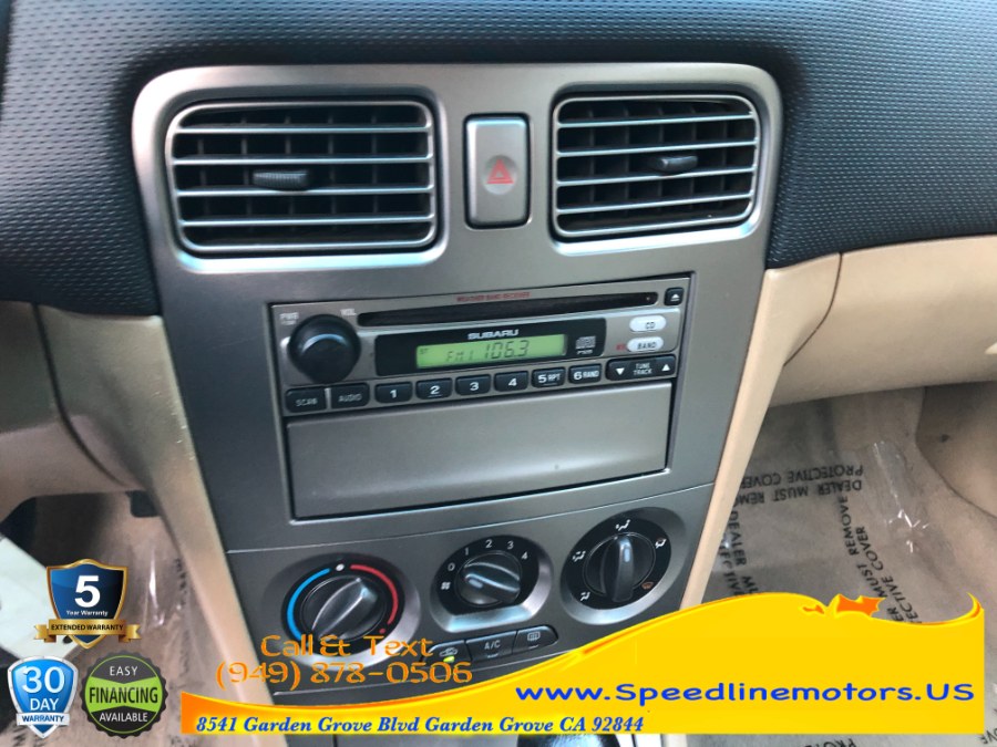 Used Subaru Forester 4dr 2.5 X Auto 2005 | Speedline Motors. Garden Grove, California Used Subaru Forester 4dr 2.5 X Auto 2005 | Speedline Motors. Garden Grove, California