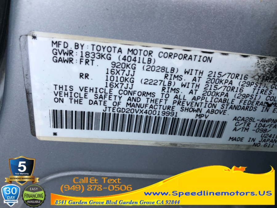 Used Toyota RAV4 4dr Auto 2004 | Speedline Motors. Garden Grove, California Used Toyota RAV4 4dr Auto 2004 | Speedline Motors. Garden Grove, California