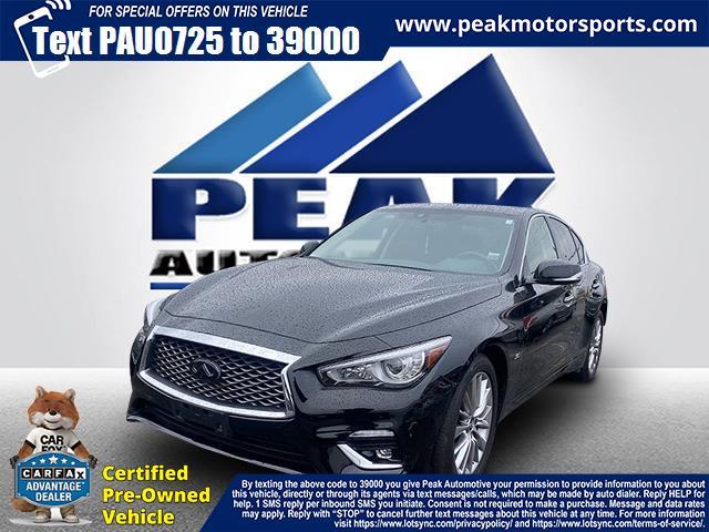 Used INFINITI Q50 3.0t LUXE AWD 2018 | Peak Automotive Inc.. Bayshore, New York Used INFINITI Q50 3.0t LUXE AWD 2018 | Peak Automotive Inc.. Bayshore, New York