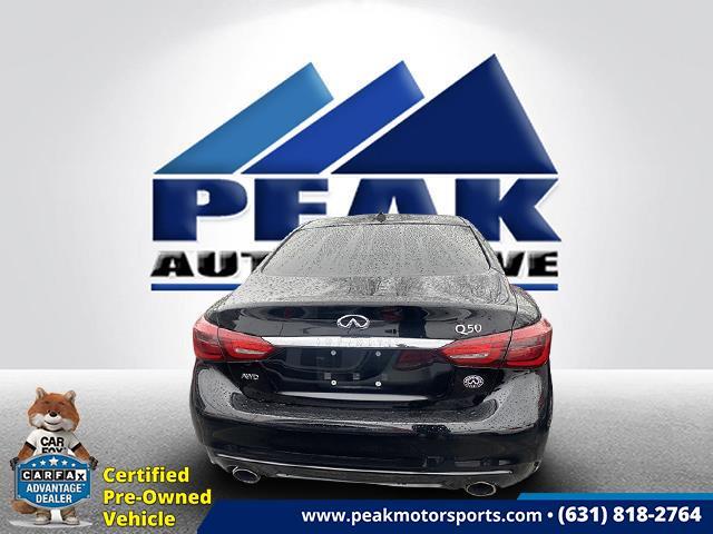 Used INFINITI Q50 3.0t LUXE AWD 2018 | Peak Automotive Inc.. Bayshore, New York Used INFINITI Q50 3.0t LUXE AWD 2018 | Peak Automotive Inc.. Bayshore, New York